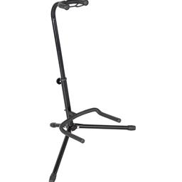 Gator Cases Rok-It Tubular Guitar Stand to Hold Electric or Acoustic Guitars. Padded Body and Neck Cradle.