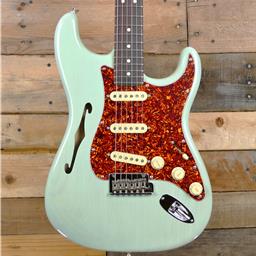 Fender American Professional II Stratocaster Thinline, Rosewood Fingerboard, Transparent Surf Green