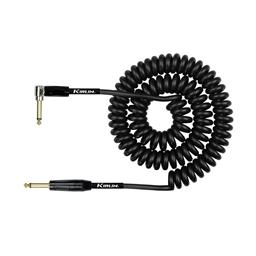 Kirlin 30ft Coil Instrument Cable - Black