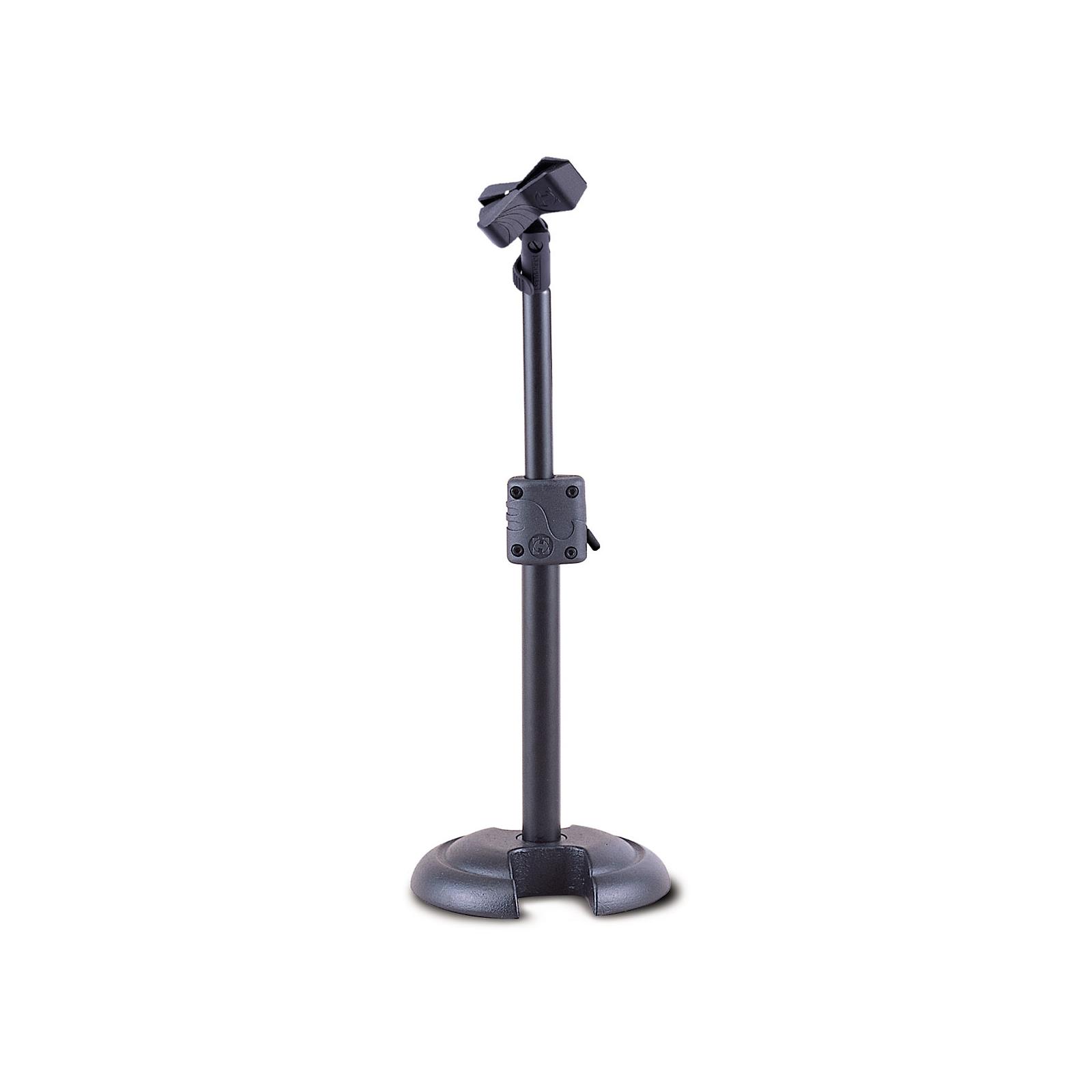 Hercules Low-Profile H-Shaped Base Microphone Stand with EZ Microphone Clip