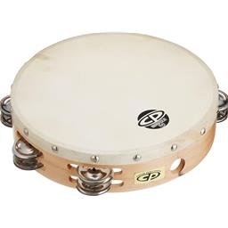 Cp 10" Tambourine with Head, Double Row