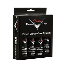 Fender Custom Shop Deluxe Guitar Care System, 4 Step, Black