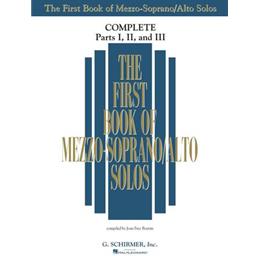 Vocals First Book of Solos Complete - Parts I, II and III - Mezzo-Soprano/Alto