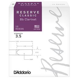 D'Addario Clarinet 3.5 Reserve Classic Pack 10