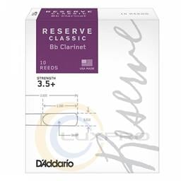 D'Addario Clarinet 3.5+ Reserve Classic Box 10