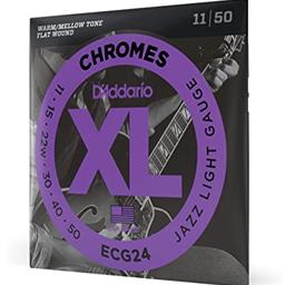 D'Addario 11-50 Jazz Light, XL Chromes Electric Guitar Strings