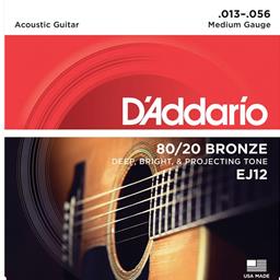 D'Addario 13-56 Acoustic 80/20 Medium
