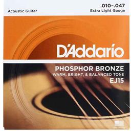 D'Addario 10-47 Acoustic Phosphor Extra Light