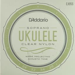 D'Addario Soprano Ukulele Clear Nylon