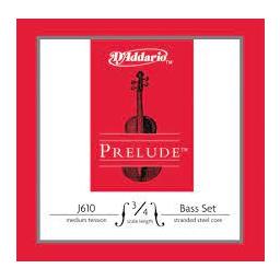 Prelude Strings Bass String Set, 3/4 Scale, Medium Tension