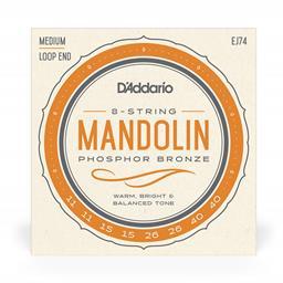 D'Addario 11-40 Mandolin Phosphor Medium