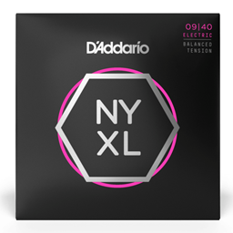 D'Addario 09-40 Super Light Balanced Tension, NYXL Electric Guitar Strings