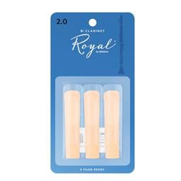 RICO ROYAL Rico Royal Bb Clarinet Reeds, Strength 2, 3-pack