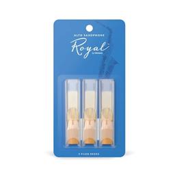 RICO ROYAL Alto Sax Reeds, Strength 3, 3-pack