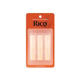 Rico Baritone Sax Reeds, Strength 3, 3-pack