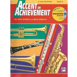 Tenor Saxophone Accent On Achievement Book 2