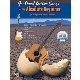 Guitar 4-Chord Songs for the Absolute Beginner