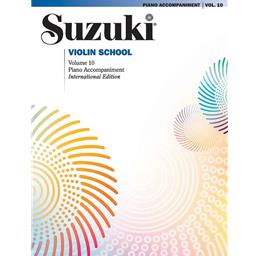 Violin Suzuki Violin School Volume 10 Piano Accompaniment