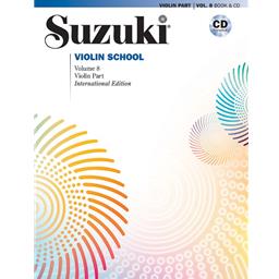 Violin Suzuki Violin School Volume 8 Book & CD