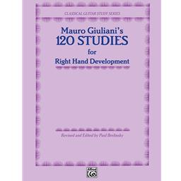 Guitar Marro Giuliani's 120 Studies for Right Hand Development