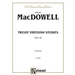 Piano MacDowell Twelve Virtuoso Studies, Opus 46