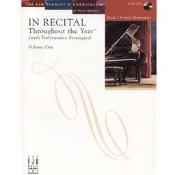 Piano In Recital Throughout the Year Volume 1 Book 1 CD Included