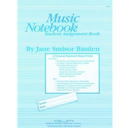 Bastien Music Notebook Student Assignment Book