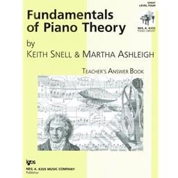 Piano Fundamentals of Piano Theory Level 4 Teacher's Answer Book