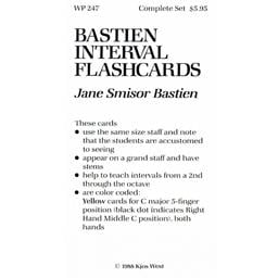 Bastien Interval Flashcards