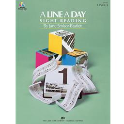 Bastien Piano Basics A Line A Day Sight Reading Level 3