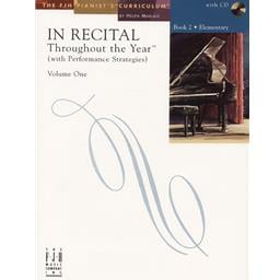 Piano In Recital Throughout the Year Volume 1 Book 2 CD Included