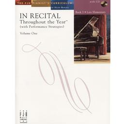 Piano In Recital Throughout the Year Volume 1 Book 3 CD Included