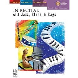 Piano In Recital with Jazz, Blues, and Rags Book 3 CD Included