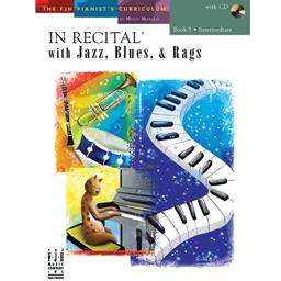 Piano In Recital with Jazz, Blues, and Rags Book 5 CD Included