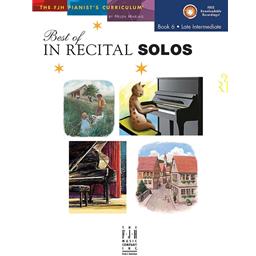 Piano Best of In Recital Solos Book 6 Solo Piano