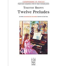 Piano Brown Twelve Preludes Solo Piano