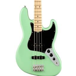 Fender American Performer Jazz Bass, Maple Fingerboard, Satin Surf Green
