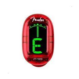Fender California Series Clip-On Tuner -  Candy Apple Red