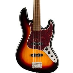 Squier Classic Vibe '60s Jazz Bass Fretless, Laurel Fingerboard, 3-Color Sunburst
