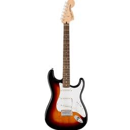 Squier Affinity Series Stratocaster, Laurel Fingerboard, White Pickguard, 3-Color Sunburst