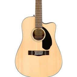 Fender CD-60SCE 12-string Dreadnought Acoustic Guitar, Natural