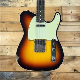 Fender 1962 Relic Telecaster Custom, Rosewood Fingerboard, Faded 3-Color Sunburst