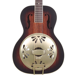 GRETSCH G9241 Alligator  Biscuit Round-Neck Resonator Guitar with Fishman® Nashville Pickup, 2-Color Sunburs