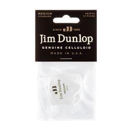 Dunlop PICK CELLULOID SHELL MED 12PC
