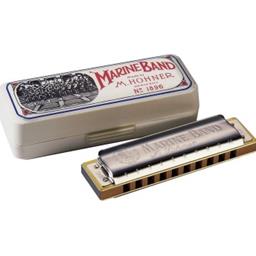 Hohner MARINE BAND HARMONICA BOXED KEY OF F