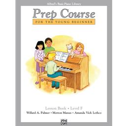 Piano Prep Course For The Young Beginner Lesson Book Level F