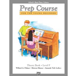 Piano Prep Course For The Young Beginner Theory Book Level F