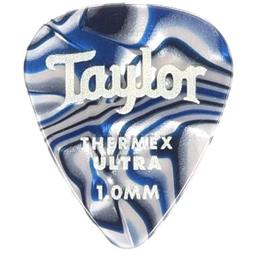 Taylor Premium 351 Thermex Ultra Picks, Blue Swirl, 1.00mm, 6-Pack