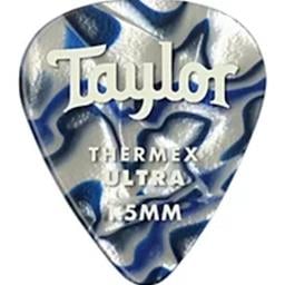Taylor Premium 351 Thermex Ultra Picks, Blue Swirl, 1.50mm, 6-Pack