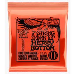 Ernie Ball Skinny Top Heavy Bottom Slinky 7-String Nickel Wound Electric Guitar Strings 10 - 62 Gauge